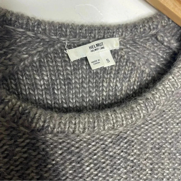 Helmut Lang Crew Neck Alpaca Wool Sweater Size Small - Picture 5 of 6